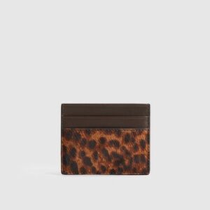 Madewell Animal Print Card Holder